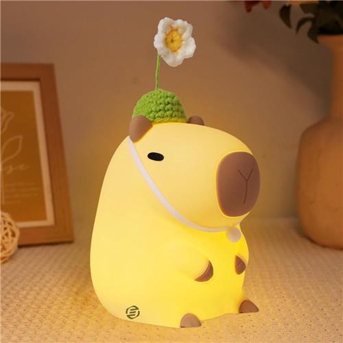 Equivera Capybara Lamp - Capibara Lamp - Nachtlampje Kinderen - Nachtlampje Baby - Lampje Slaapkamer