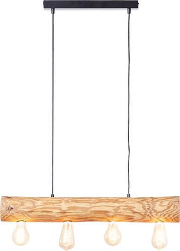 Brilliant Trabo - Hanglamp - Bruin