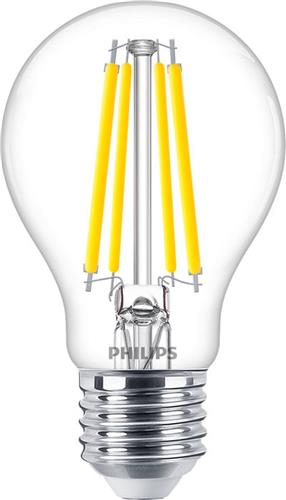 Philips MASTER Value LEDbulb E27 Peer Helder 7.8W 1055lm - 927 Zeer Warm Wit | Beste Kleurweergave - Dimbaar - Vervangt 75W