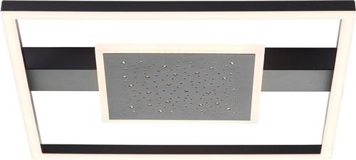 Brilliant Reno - Plafondlamp - LED 30W - 3000K - Zwart