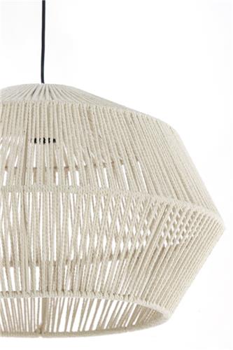 Light & Living - Hanglamp DEYA - Ø49x30cm - Wit