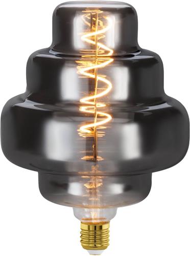 EGLO LED Lamp - E27 - Ø 20 cm - Rookglas - 2000K - Dimbaar
