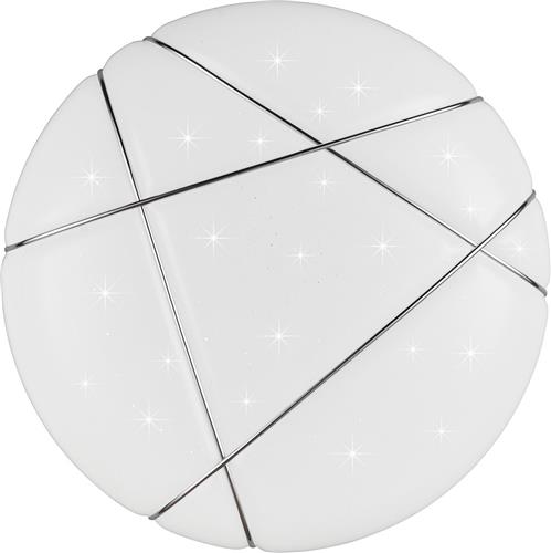 LED Plafondlamp - Plafondverlichting - Torna Rabat - 36W - Aanpasbare kleur - Dimbaar - Rond - Wit - Kunststof