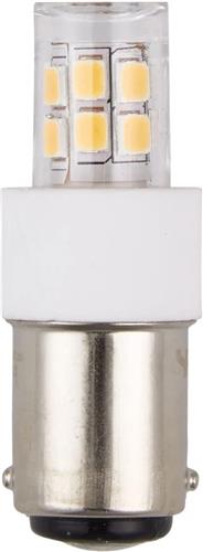 SPL LED Buislamp Ba15d 2.1W 2700K 255lm 230V - Helder - Warm Wit