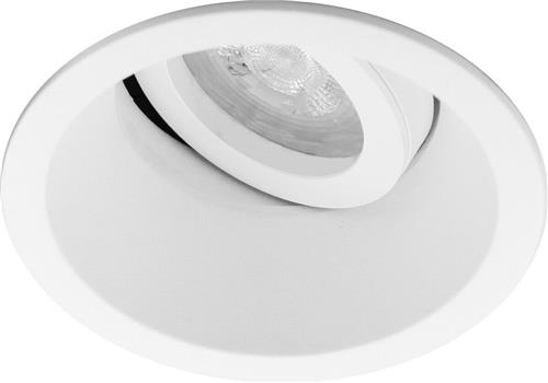 Premium Inbouwspot Eike Wit Verdiepte ronde spot Koel Wit (4000K) Met Philips LED