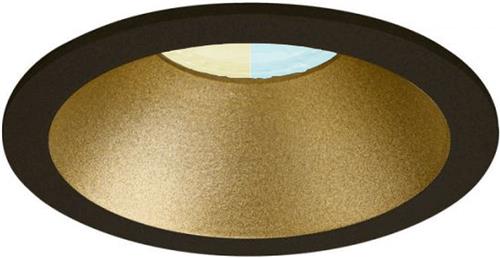 Inbouwspot Felipe met Philips HUE White Ambiance - spot - Goud / Zwart - rond verdiepte spot - Voor binnen / woonkamer / keuken / slaapkamer - IP20 - GU10 - Buitendiameter: 82MM - boorgat: 70-72MM - min. Inbouwdiepte: 90MM