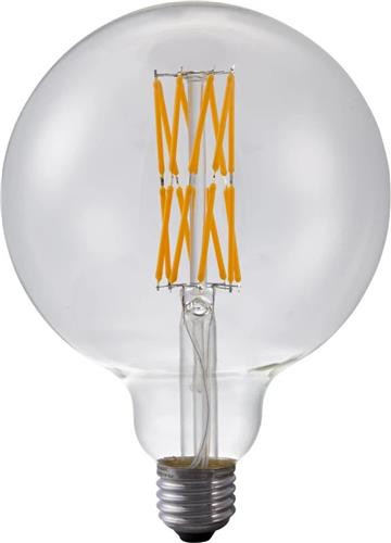 SPL LED Filament Globe - 8,5W / DIMBAAR Ø125mm 2200K