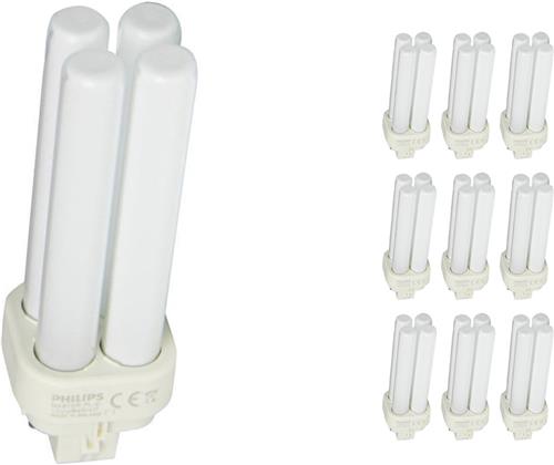 Voordeelpak 10x Philips MASTER PL-C 10W - 840 Koel Wit | 4 Pin.