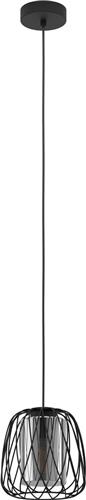 EGLO Floresta Hanglamp - E27 - Ø 19.5 cm - Zwart