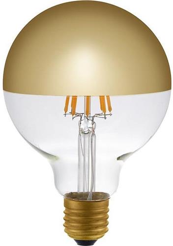 SPL LED Filament Globe Kopspiegellamp (GOUD) - 6,5W / DIMBAAR Ø95mm