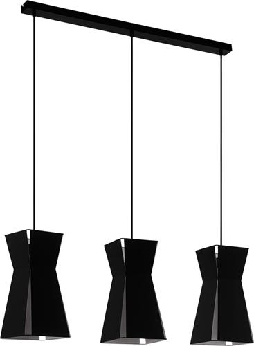 EGLO Valecrosia Hanglamp - E27 - 84 cm - Zwart/Wit
