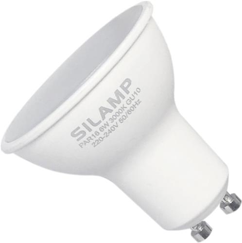 Ledlamp G U10 6W 220V SMD2835 PAR16 10LED 90 ° - Koel wit licht - Overig - Unité - Wit Froid 6000K - 8000K - SILUMEN