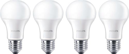 Philips CorePro LED E27 - 12.5W (100W) - Daglicht - Niet Dimbaar - 4 stuks