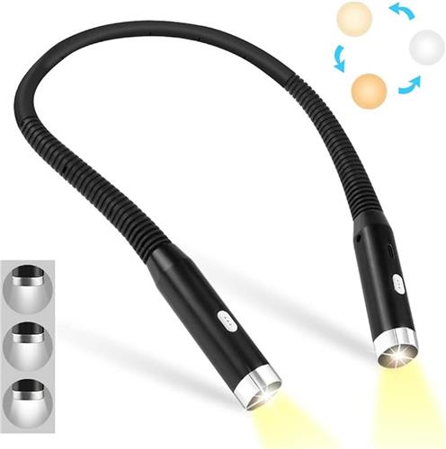 Equivera Neklamp - Neklampje - Neklampje voor Haakwerk - Nek Leeslamp - Leeslampje
