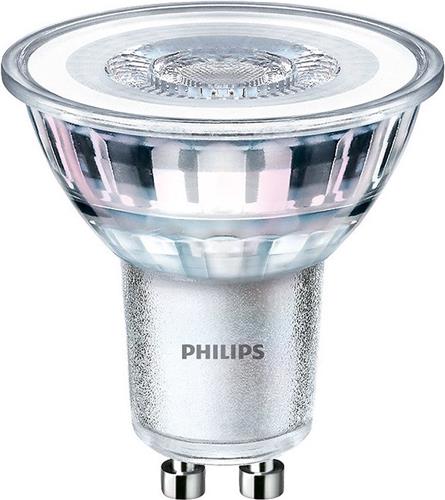 Philips - LED spot - GU10 fitting - CorePro - 4.9-65W - 830 - 3000K warm wit licht - 36D - ND