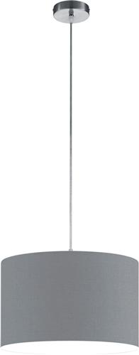 LED Hanglamp - Hangverlichting - Trion Hotia - E27 Fitting - 1-lichts - Rond - Mat Grijs - Aluminium