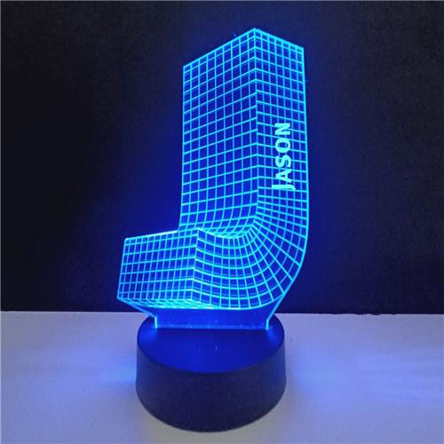 3D LED Lamp - Letter Met Naam - Jason
