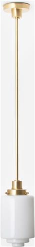 Art Deco Trade - Hanglamp Getrapte Cilinder Medium 20's Messing