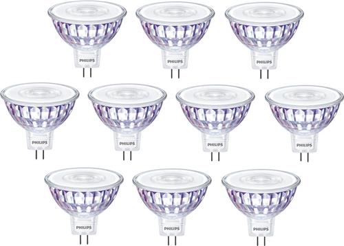 10 stuks Philips LED MR16 5.8W/827-822 36º 345lm GU5.3 DimTone Ø5cm