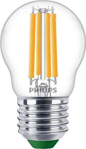 Philips MASTER LEDcandle Ultra Efficient E27 Kogel Helder 2.3W 485lm - 827 Zeer Warm Wit | Vervangt 40W