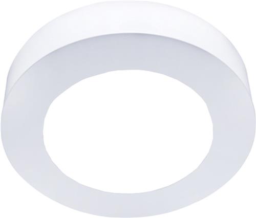 LED Downlight Slim Pro - Igia Strilo - Opbouw Rond 6W - Helder/Koud Wit 6000K - Mat Wit - Kunststof