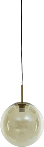 Light & Living Hanglamp Medina - Glas Amber - Ø30cm - Modern - Hanglampen Eetkamer, Slaapkamer, Woonkamer
