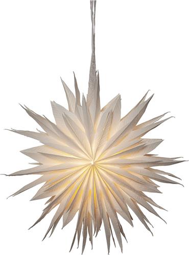 Star Trading papieren ster Wolk, wit, gerecycled materiaal, kerstdecoratie, 60 cm