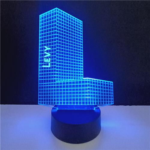 3D LED Lamp - Letter Met Naam - Levy