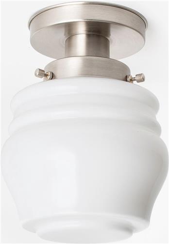 Art Deco Trade - Plafonnière Bloemknop 20`s Matnikkel