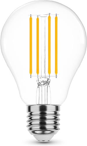 Modee E27 LED Lamp 8W - 1055lm - 2700K - Warm Wit - LED Filament Globe A60 - Vervangt 75W Halogeen Gloeilamp