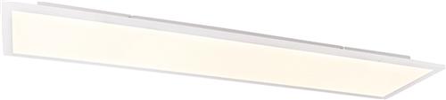 QAZQA liv - Moderne Dimbare LED paneel | Plafondlamp met Dimmer - 1 lichts - L 120 cm - Wit - Woonkamer | Slaapkamer | Keuken