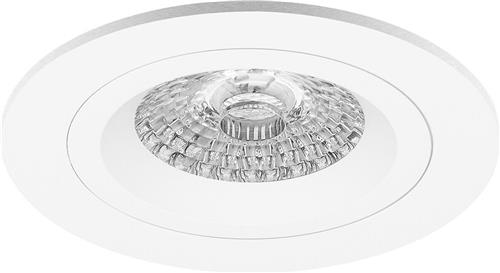 Spot Armatuur GU10 - Proma Rodos Pro - GU10 Inbouwspot - Rond - Wit - Aluminium - Ø93mm