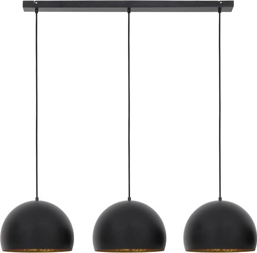 Light & Living Hanglamp Jaicey - Zwart - 120x33x25cm - 3L - Modern - Hanglampen Eetkamer, Slaapkamer, Woonkamer