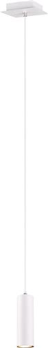 LED Hanglamp - Trion Mary - GU10 Fitting - 1-lichts - Rond - Mat Wit - Aluminium