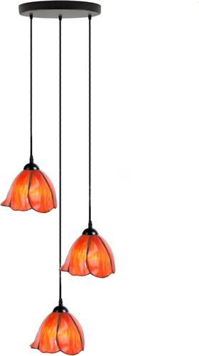 Art Deco Trade - Tiffany Kroonluchter Tender Poppy 3