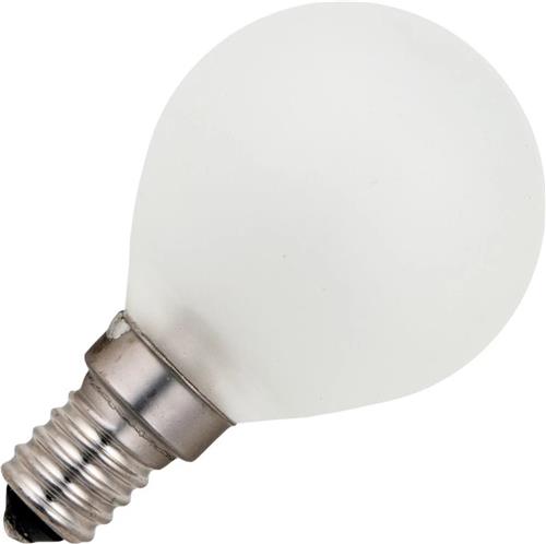 Schiefer E14 Kogel Gloeilamp | 15W 2700K 150lm 220V/240V Mat | Dimbaar