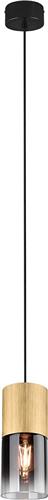 LED Hanglamp - Trion Roba - E27 Fitting - 1-lichts - Rond - Mat Goud - Aluminium