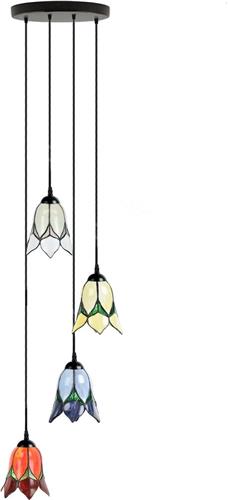 Art Deco Trade - Tiffany Kroonluchter Lovely Flower Mix 4