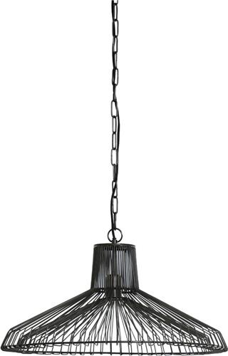 Light & Living Hanglamp Kasper - Zwart - Ø55cm - Modern - Hanglampen Eetkamer, Slaapkamer, Woonkamer
