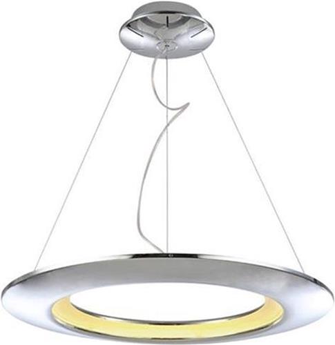 LED Hanglamp - Hangverlichting - Concepty - 35W - Natuurlijk Wit 4000K - Chroom Aluminium