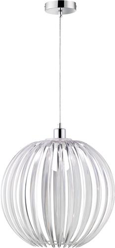 LED Hanglamp - Hangverlichting - Trion Zuka - E27 Fitting - Rond - Transparent Helder - Acryl