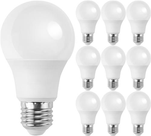 LED Lamp 10 Pack - E27 Fitting - 8W - Natuurlijk Wit 4000K
