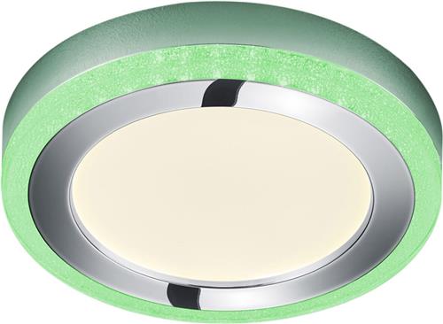 LED Plafondlamp - Plafondverlichting - Torna Slodan - 16W - Aanpasbare Kleur - Afstandsbediening - Dimbaar - Rond - Mat Wit - Kunststof