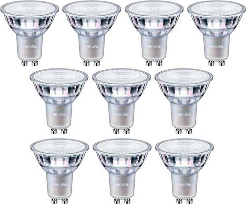 10 stuks Philips LED GU10 4.9W/927 60º 355lm Dimbaar Cri90 Ø5cm