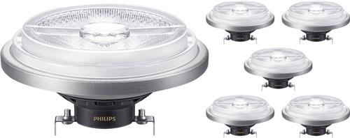 Voordeelpak 6x Philips MASTER LEDSpot G53 AR111 14.8W 875lm 24D - 927 Zeer Warm Wit | Beste Kleurweergave - Dimbaar - Vervangt 75W