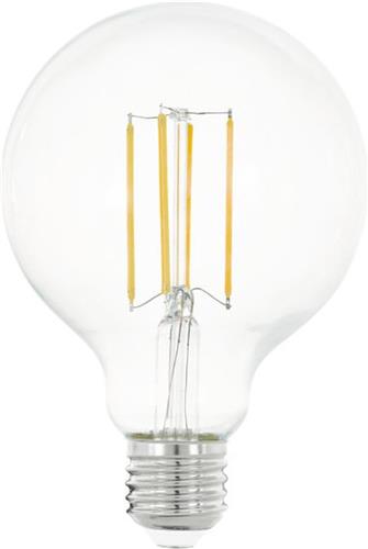 EGLO LED Lamp - E27 - Ø 9,5 cm - Helder - 2700K