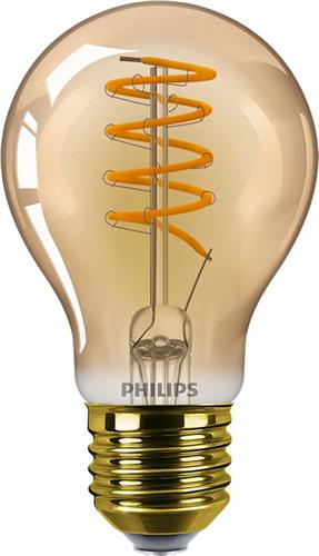 Philips - LED lamp - E27 fitting - MASTER Value - Peer Goud - 4W - 250lm - 818 - 1800K zeer warm wit - Dimbaar - Vervangt 25W