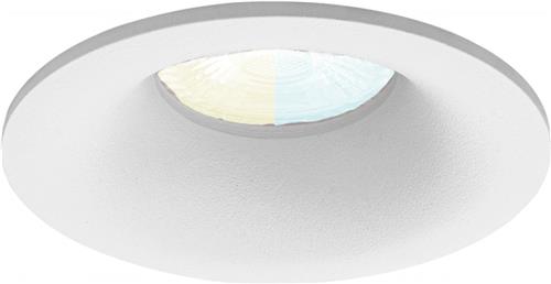 Inbouwspot Vester met Philips HUE White Ambiance - spot - Wit - rond verdiepte spot - Voor binnen / woonkamer / keuken / slaapkamer - IP20 - GU10 - Buitendiameter: 82MM - boorgat: 70-74MM - min. Inbouwdiepte: 80MM