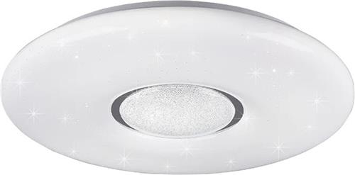 LED Plafondlamp WiZ - Smart LED - Plafondverlichting - Trion Liva - 20W - Aanpasbare Kleur - RGBW - Dimbaar - Rond - Mat Wit - Kunststof
