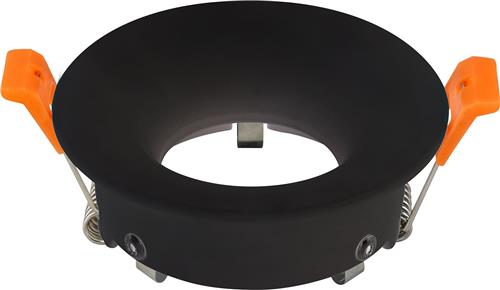 Spot Armatuur GU10 - GU10 Inbouwspot - Rond - Zwart - Aluminium - Ø85mm